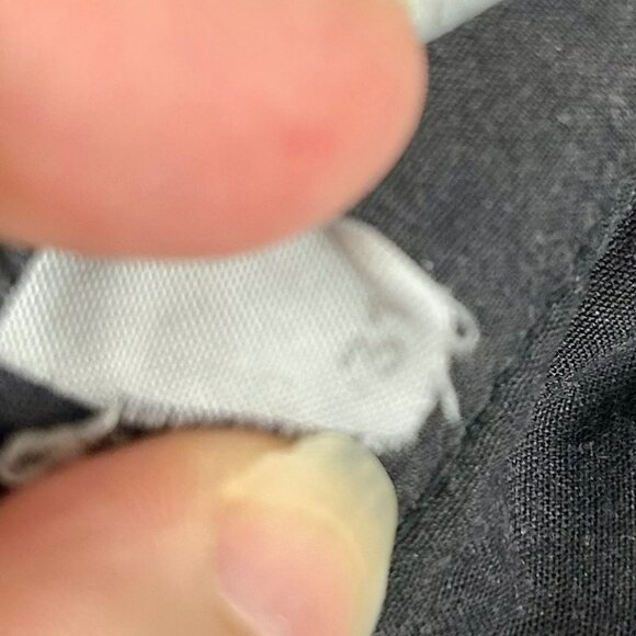 Reformation Star Jeans Women 31 Black Gray Seine Straight Leg Ankle Boho Grunge - Picture 12 of 12